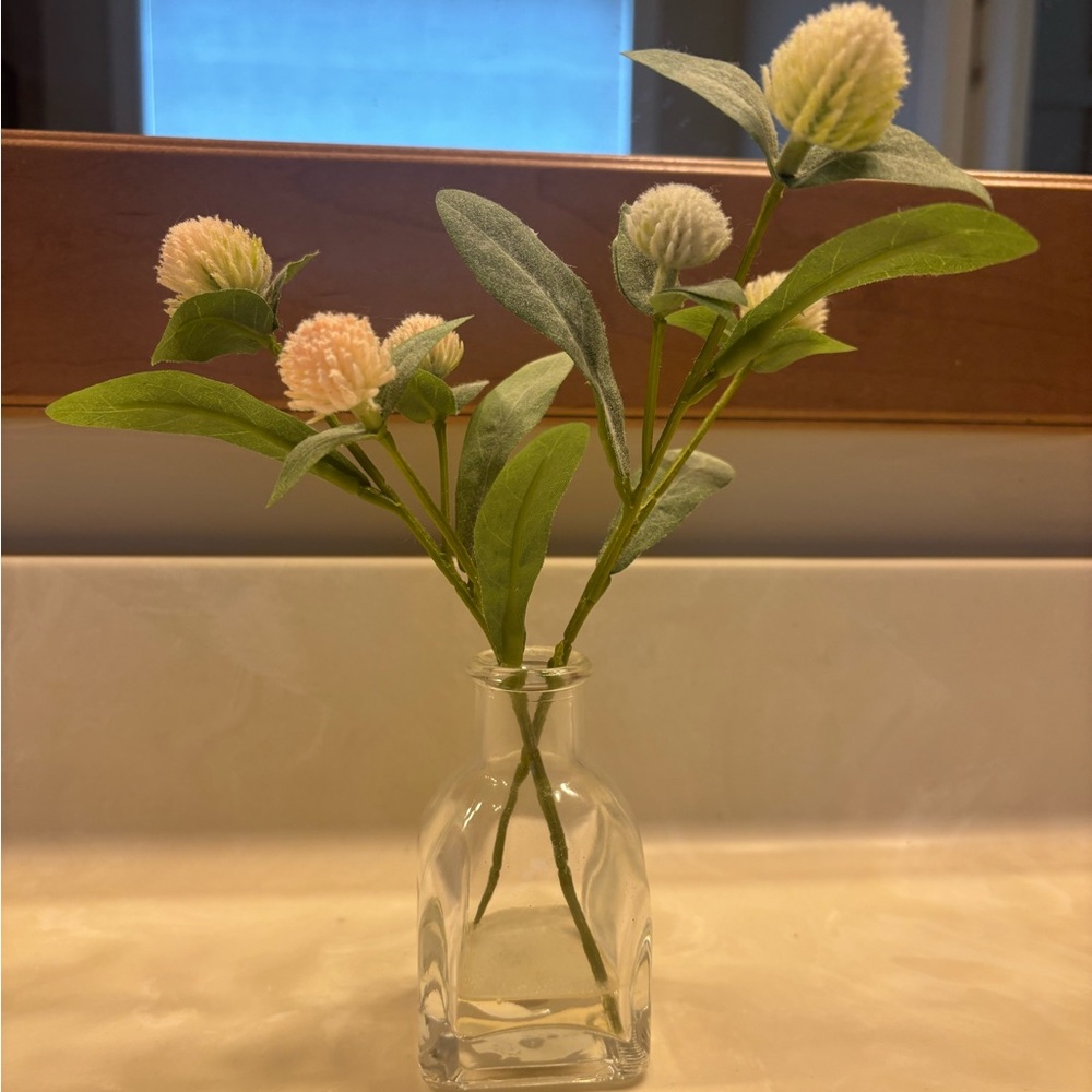 Hearth & Hand With Magnolia Small Faux Floral In bud vase